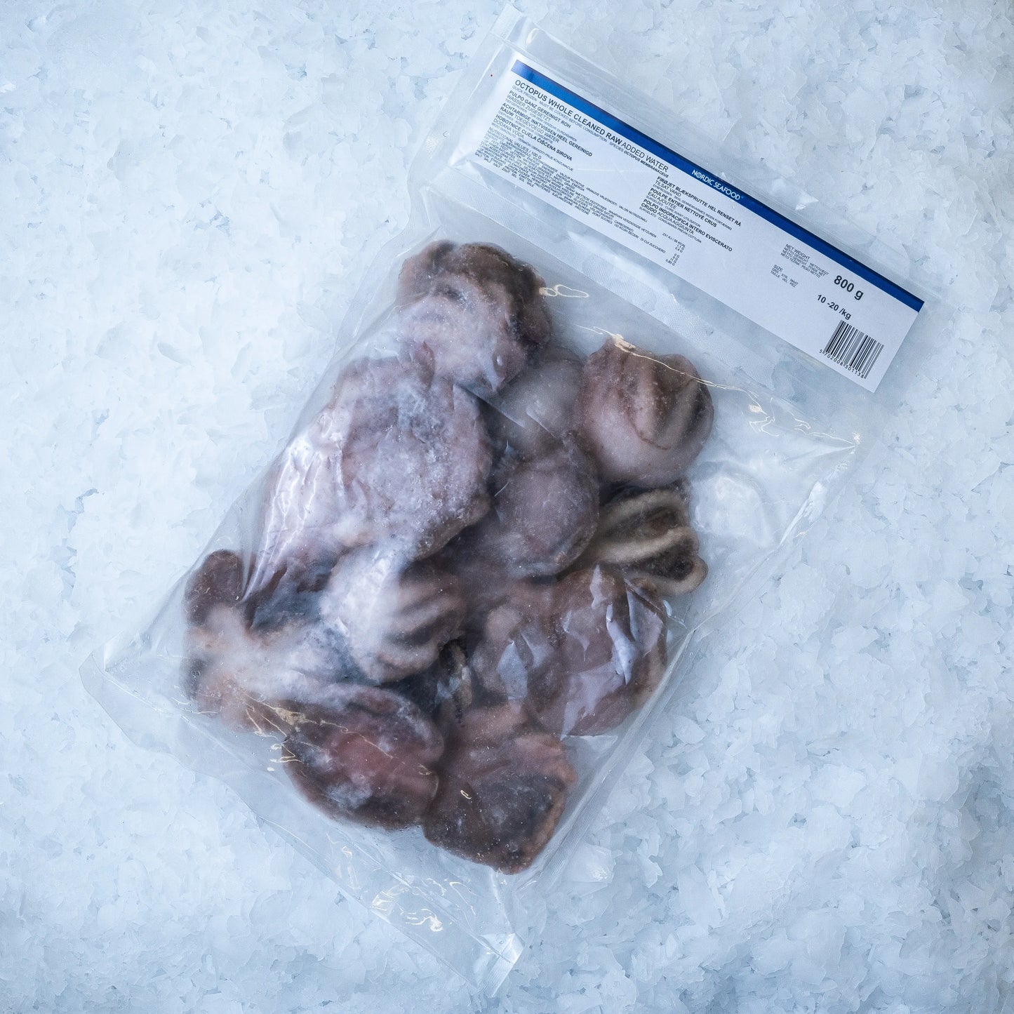 Маленькі восьминоги, очищені, заморожені