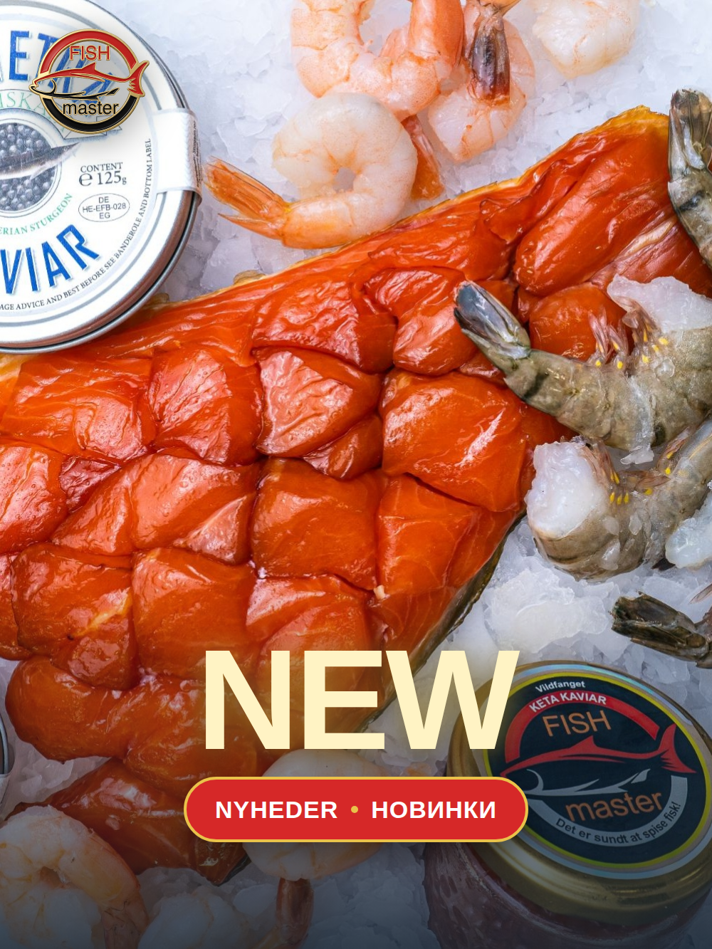 Nyheder – Fishmaster: kaviar, røget laks og rejer