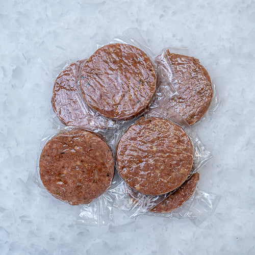 Stør-burgerbøffer