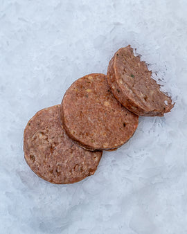Stør-burgerbøffer