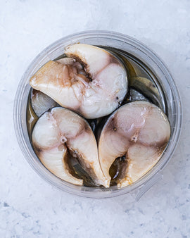 Marineret makrel i olie