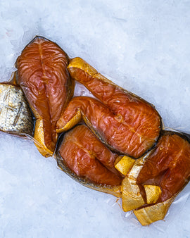 Koldrøget laksesteak