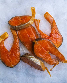 Koldrøget laksesteak