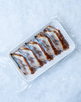 Unagi stegt Ål, slice