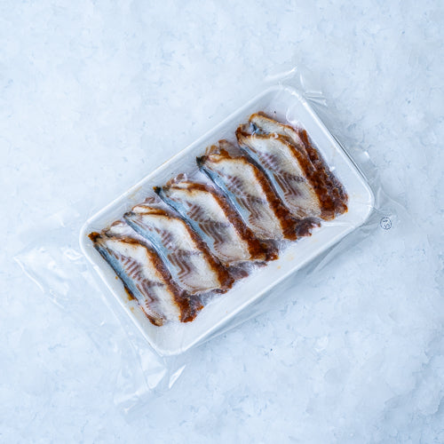 Unagi stegt Ål, slice