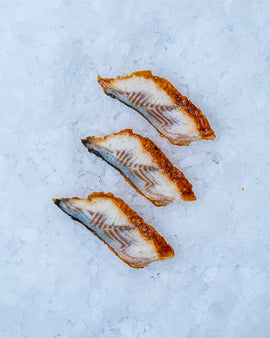 Unagi stegt Ål, slice