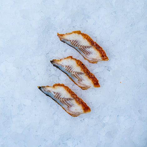 Unagi stegt Ål, slice