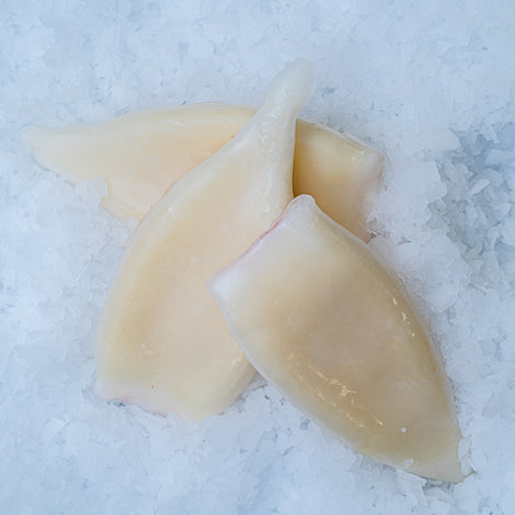 Frossen blæksprutte i rør, frost