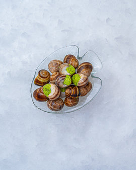 Snegle med hvidløgssmør