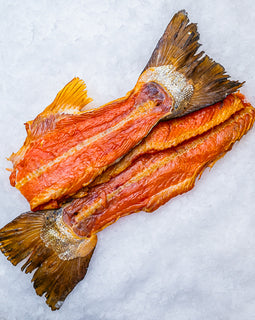 Røgede laksepigge